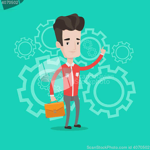 Image of Successful business idea vector illustration.