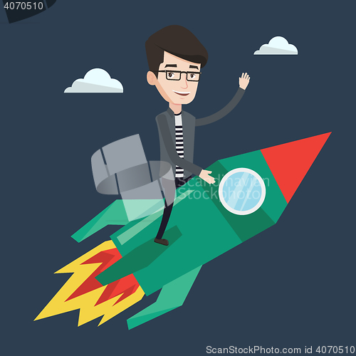 Image of Business start up vector illustration.