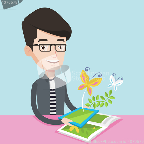 Image of Augmented reality vector illustration.