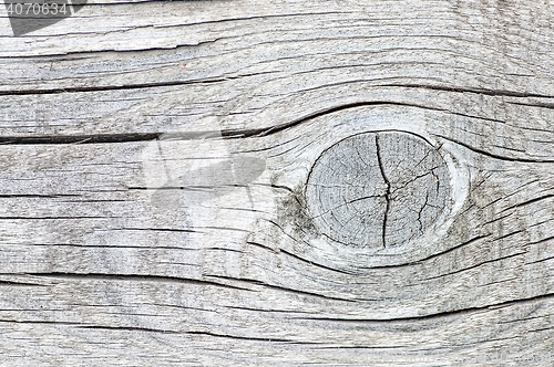 Image of Old cracked wood with knots