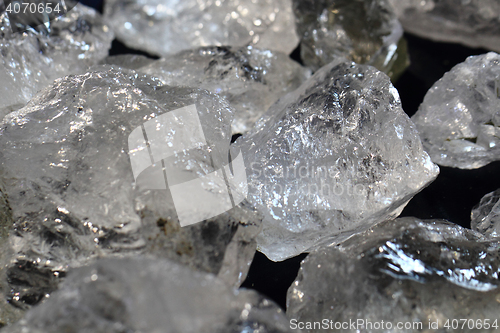 Image of white rock-crystal background