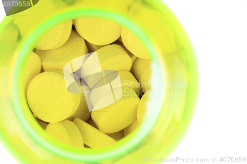 Image of medical pills isolated