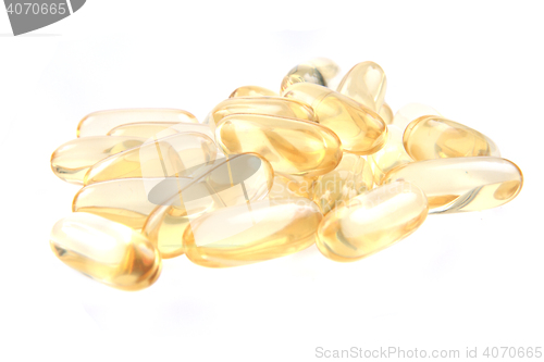 Image of medical pills isolated