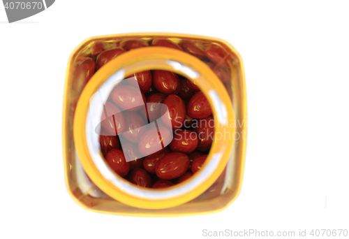 Image of medical pills isolated