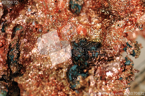 Image of copper metal texture