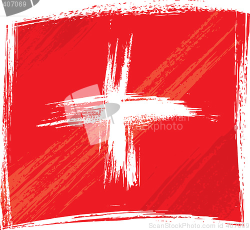 Image of Grunge Switzerland flag
