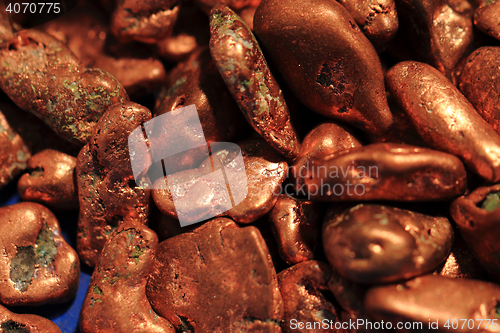Image of copper metal texture
