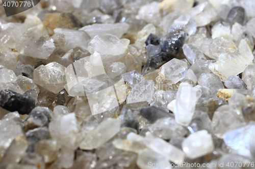 Image of white rock-crystal background