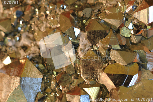 Image of pyrite mineral background