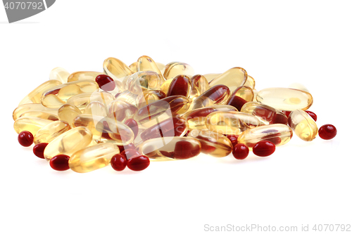 Image of medical pills isolated