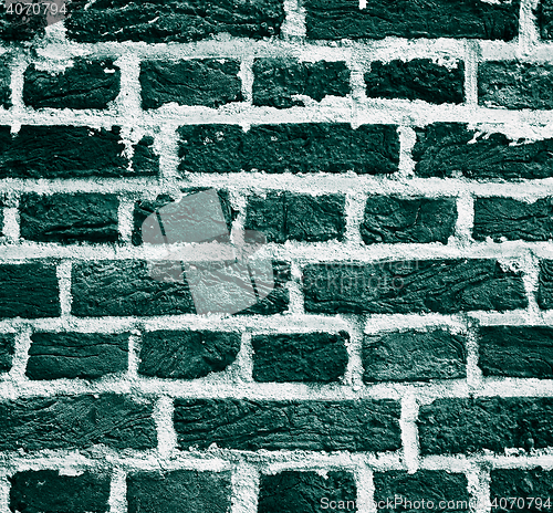 Image of Turquoise Brick Background