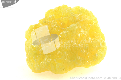 Image of yellow sulphur mineral