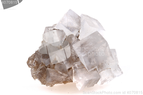 Image of halite salt cubes