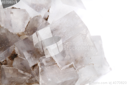 Image of halite salt cubes