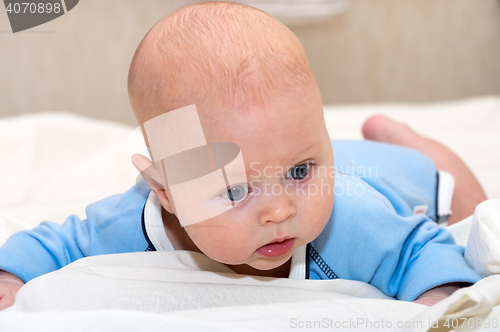 Image of Baby explores the world