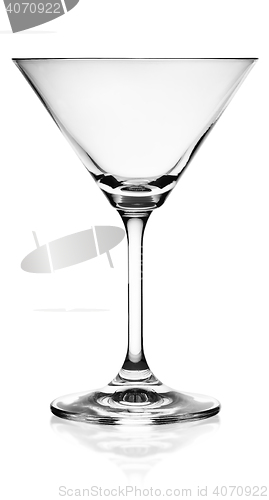 Image of Empty martini glass