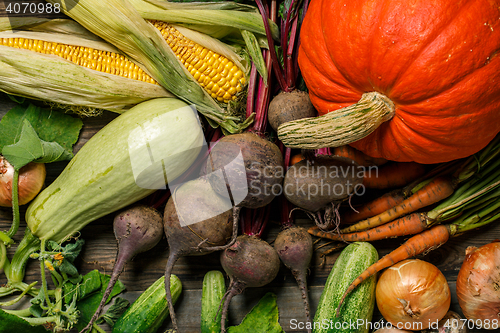 Image of Close-up of different vegetables