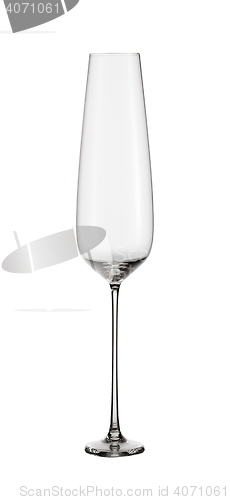 Image of empty champagne glass