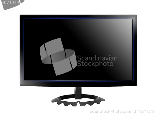 Image of monitor on white background