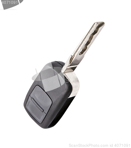 Image of car key isolated on white
