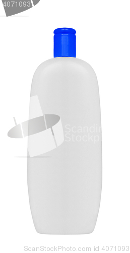 Image of Shampoo, Gel Or Lotion White Plastic Bottle