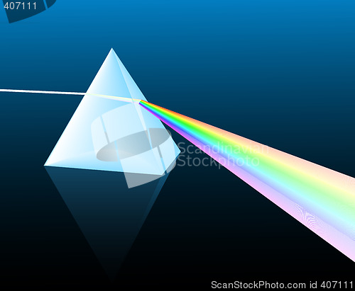 Image of light spectrum