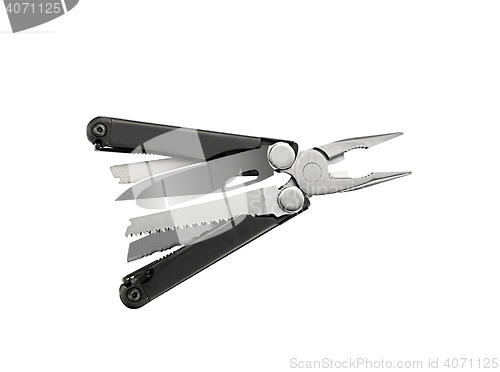 Image of Steel multitool isolated