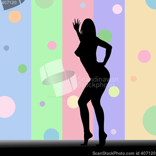 Image of girl standing up