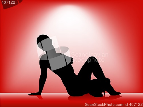 Image of girl siting