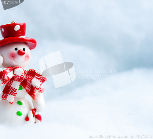 Image of Snowman Waving Hand