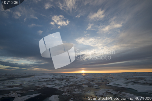 Image of Sunset in Greenland