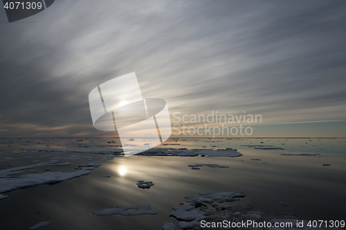 Image of Sunset in Greenland