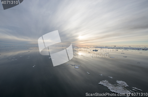 Image of Sunset in Greenland