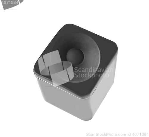 Image of musical column isolated on a white