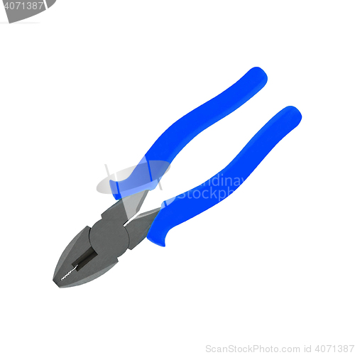 Image of pliers isolated