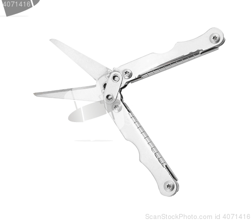 Image of Steel multitool isolated