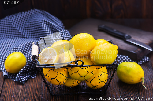 Image of lemons