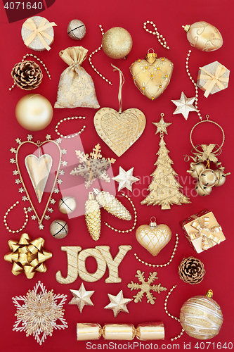 Image of Gold Symbols of Christmas