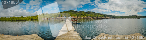 Image of Wooden jetty in Indonesia