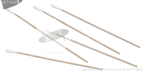 Image of Cotton swabs for cleaning ear