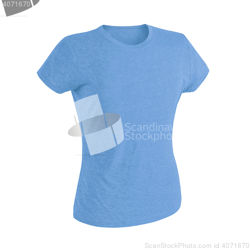 Image of blue t shirt