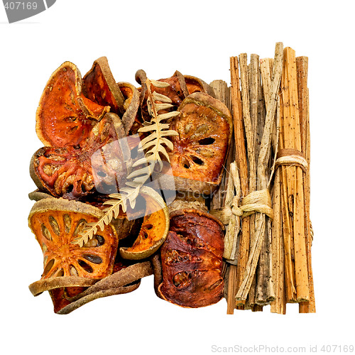 Image of Dried fruit isolated