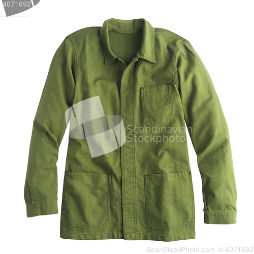 Image of Jeans jacket isolated on white