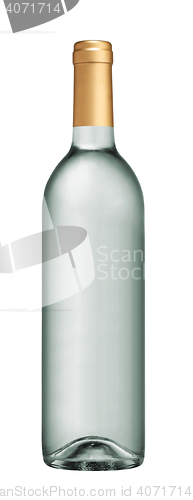 Image of Glass Transparent wine bottle