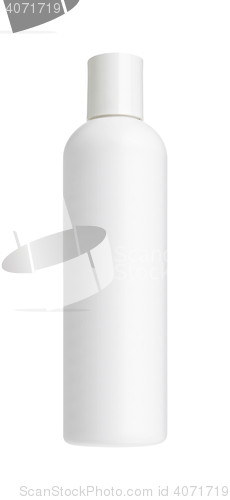 Image of Shampoo bottle isolated