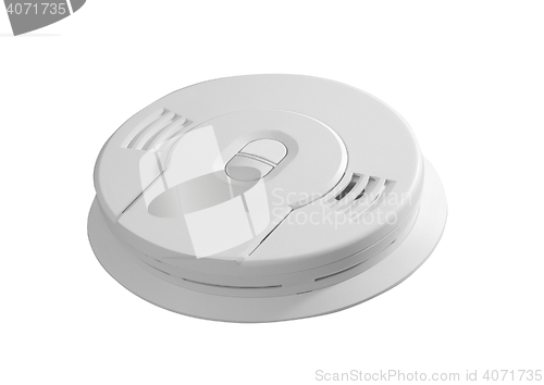 Image of smoke detector isolated