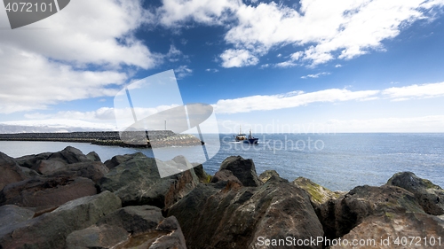 Image of Large boat at the Bay