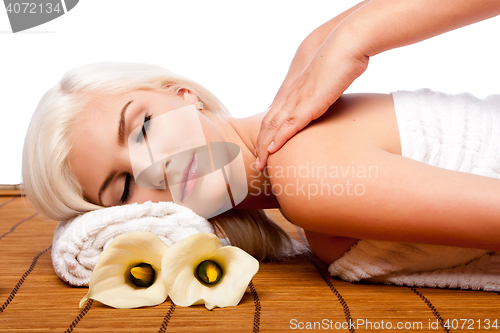 Image of Relaxation pampering shoulder massage spa