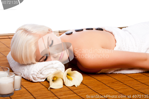 Image of Lastone therapy at relaxing spa