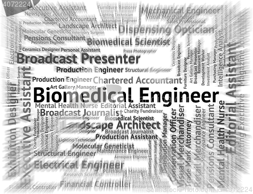 Image of Biomedical Engineer Shows Engineering Employment And Jobs